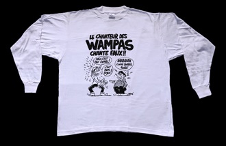 T-shirt "Le chanteur des Wampas chante faux"
