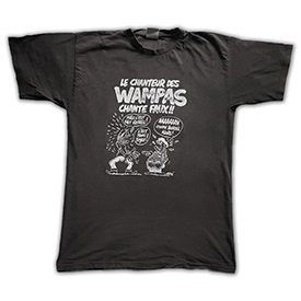 T-shirt "Le chanteur des Wampas chante faux"